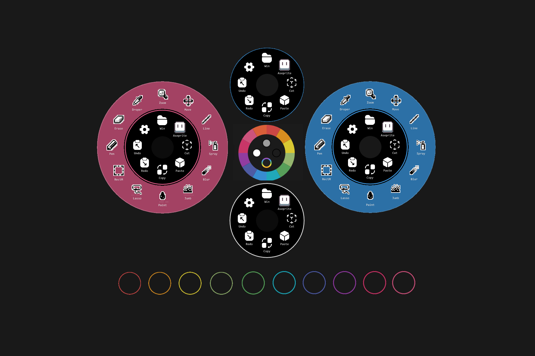 Touch Dial - an all in one screen dial to run it all.